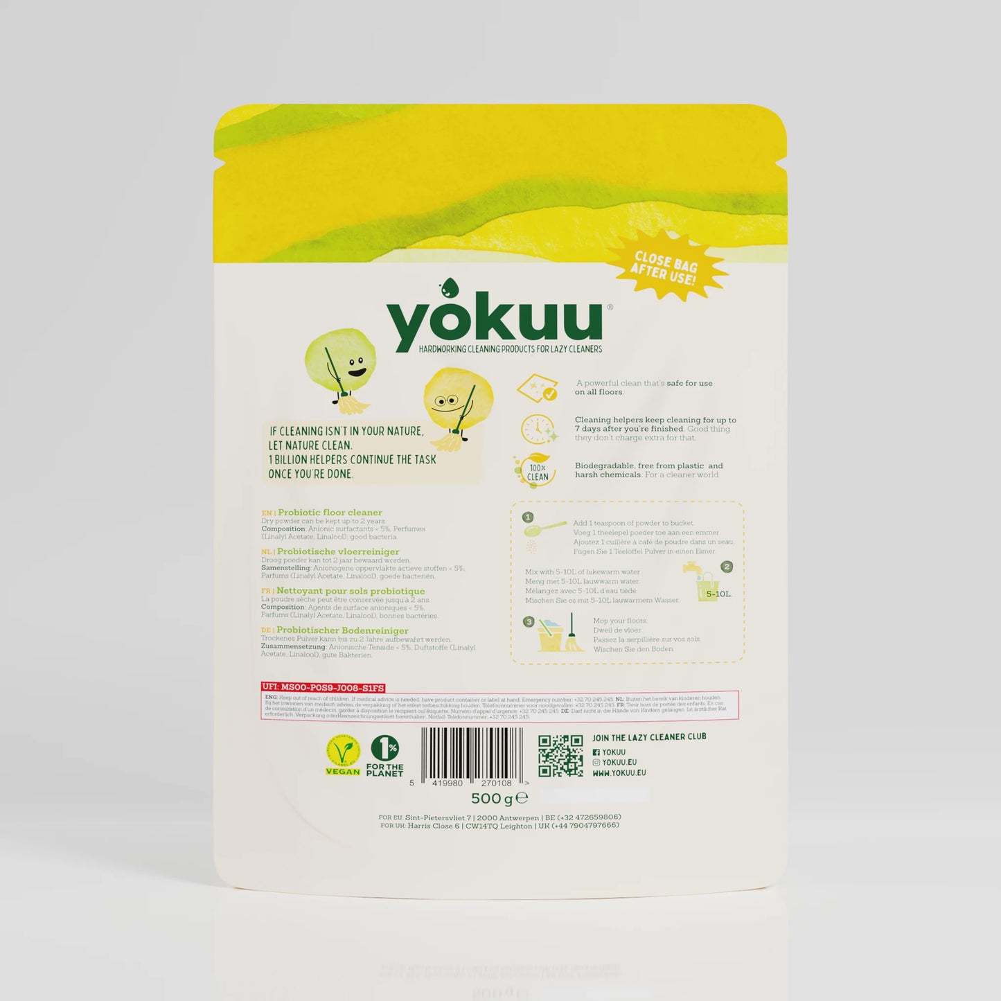 Nettoyant pour sols - 500g